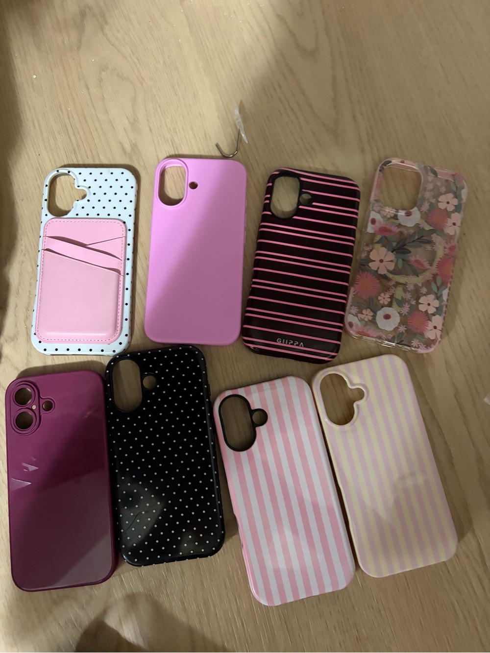 Amazon Pink Assorted Floral & Stripe Phone Case Set